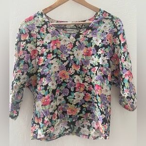 Vintage floral top